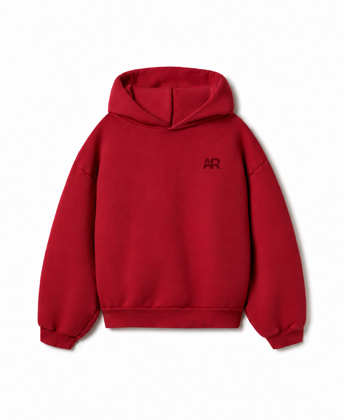 Volume Hoodie in Dark red
