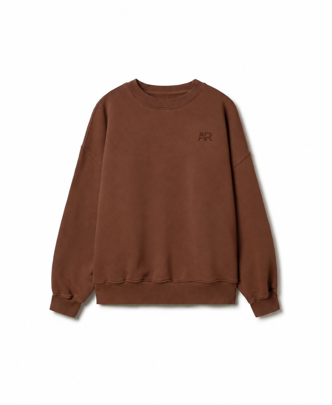Relaxed Crewneck in Cigar