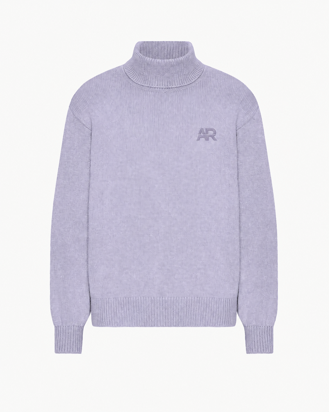 Fine Knit Turtleneck — Soft lavender